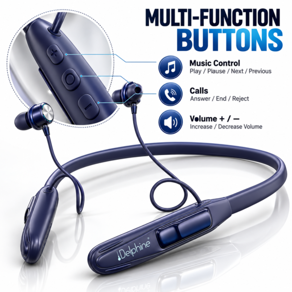 Delphine Multi-Function Wireless Neckband