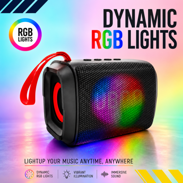Dynamic RGB Speaker Lights
