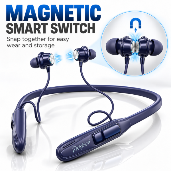 Magnetic Smart Switch Earphones