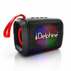 Delphine Portable Bluetooth Speaker with Dynamic RGB Lights , Playtime 10 Hours